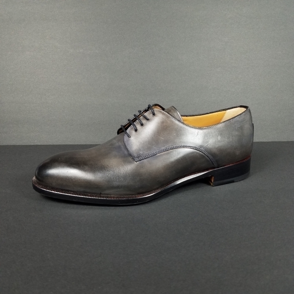 Scarpe Di Bianco Asphalt Grey Size 9 Lace-up Shoe - Picture 9 of 12
